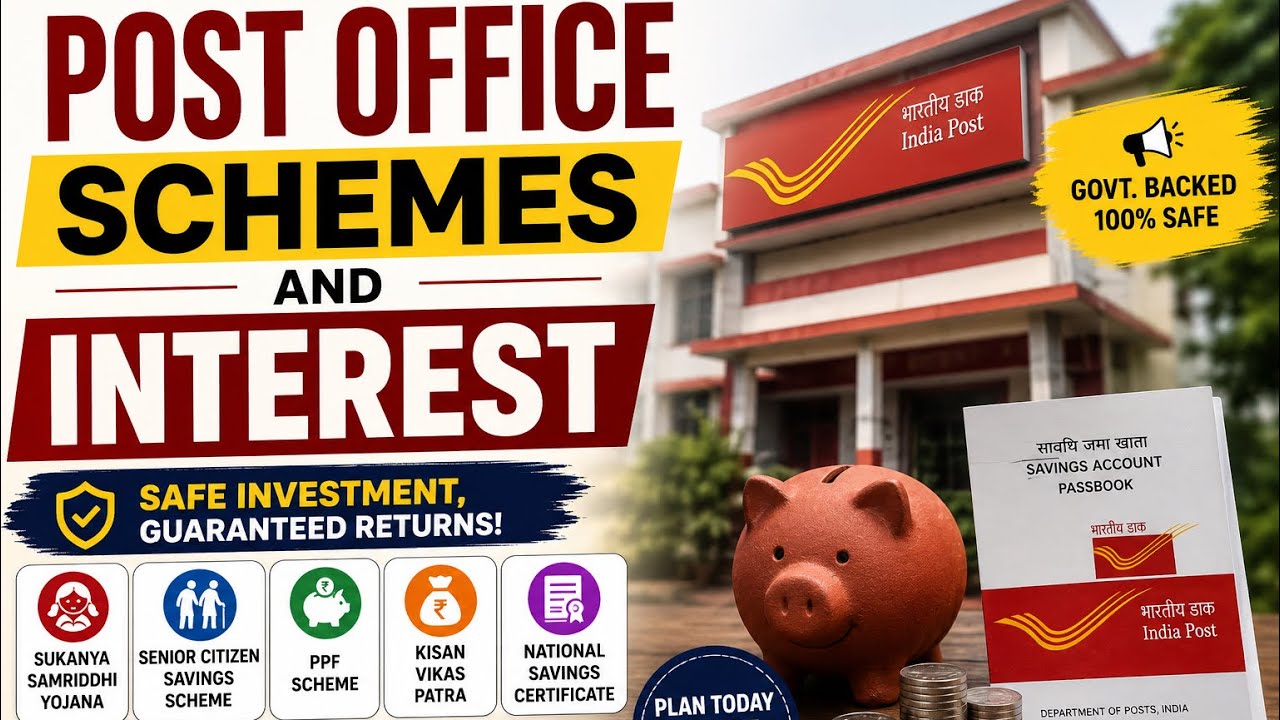 🏦 Government Guaranteed! Best Post Office Investment Plans & Interest Rates 2026