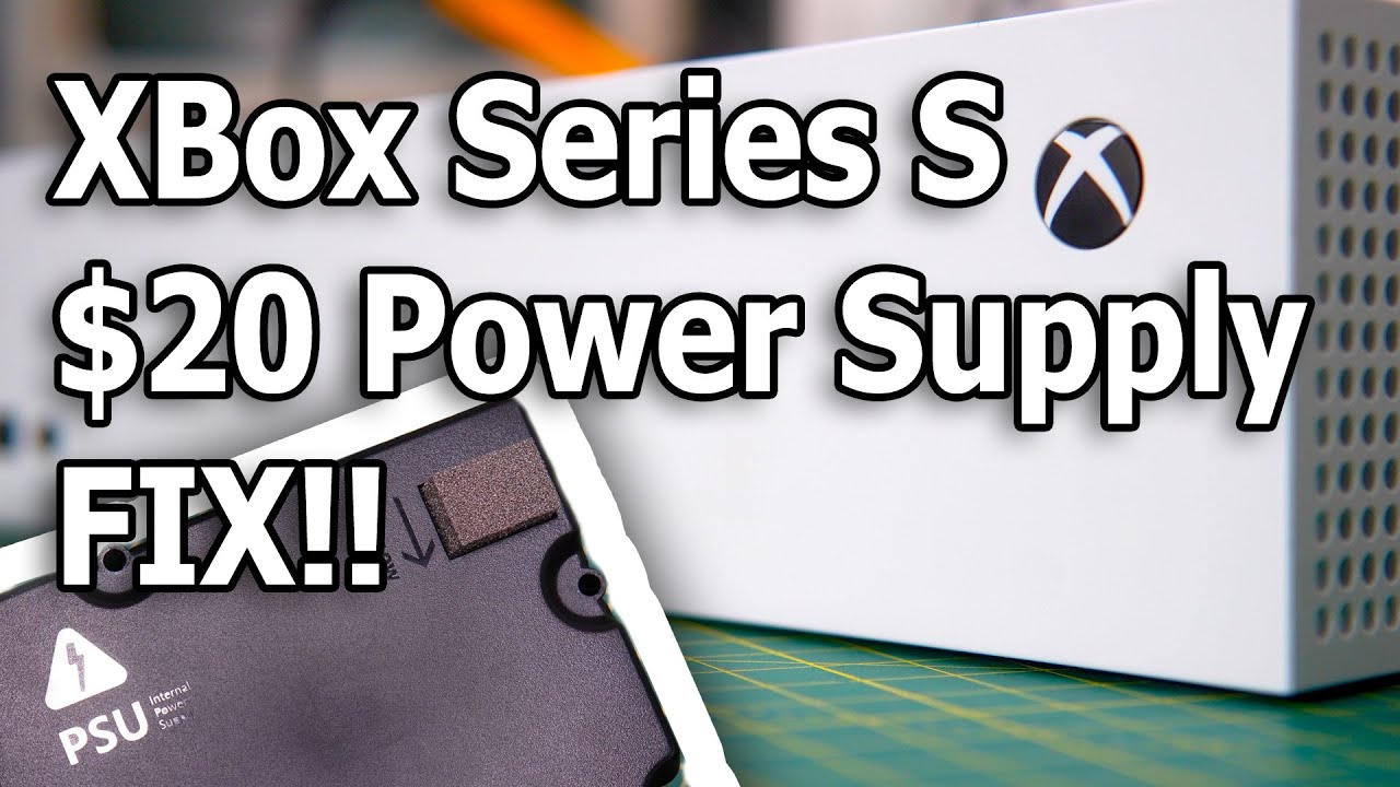Replace Your Broken Xbox Series S Power Supply With A Laptop Charger!!