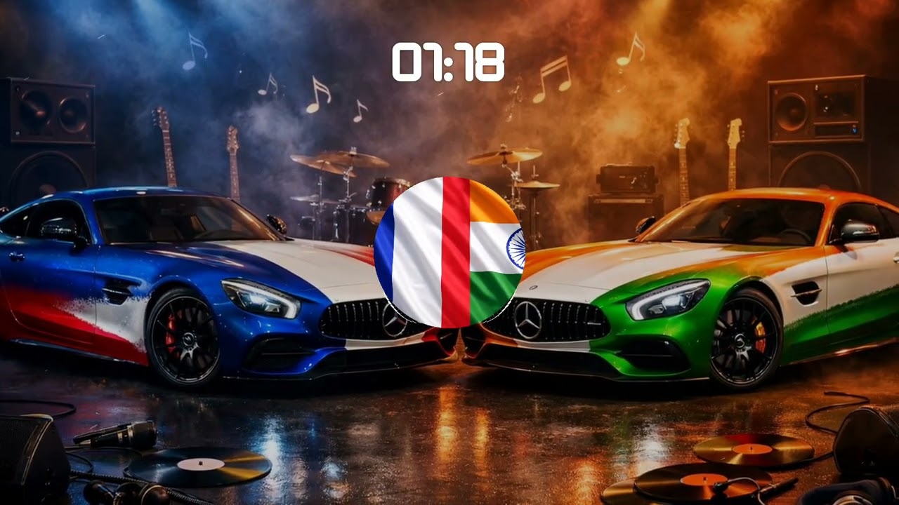 French Touch, Indian Beats (The Happy Bombay to Paris Song){آهنگ شاد و بیس دار میکس هندی فرانسوی }🔥🥳