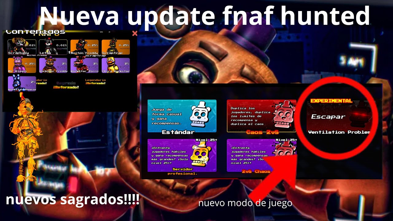 Actualizaron Fnaf Hunter!!!!!