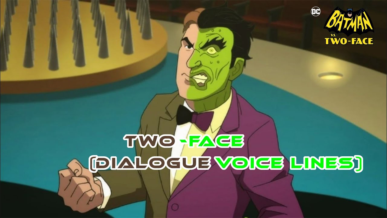 William Shatner - Harvey Dent Dialogue Voice Lines - Batman Vs Two Face