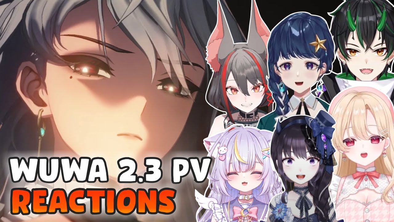 JP Vtuber Reacts to 2.3 Livestream [Wuthering Waves VTubers ENG Sub]