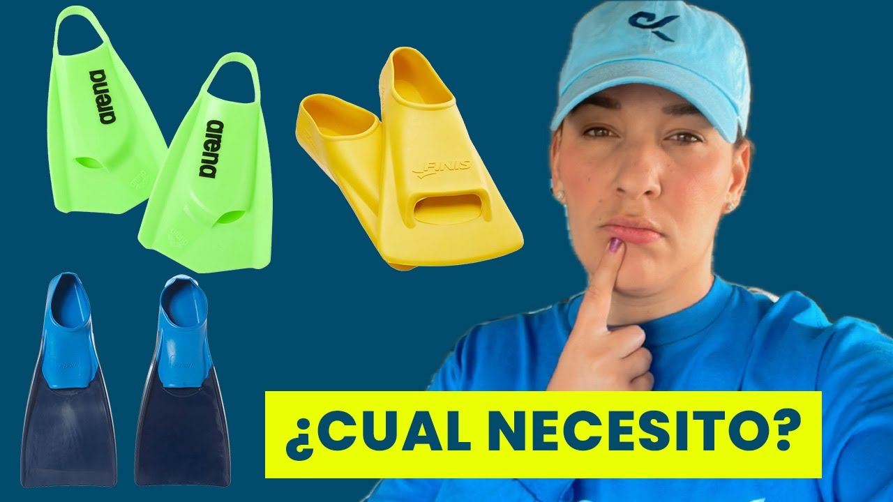 ¿Qué tipo de aletas (chapaletas) debo comprar según mi nivel? -Natación