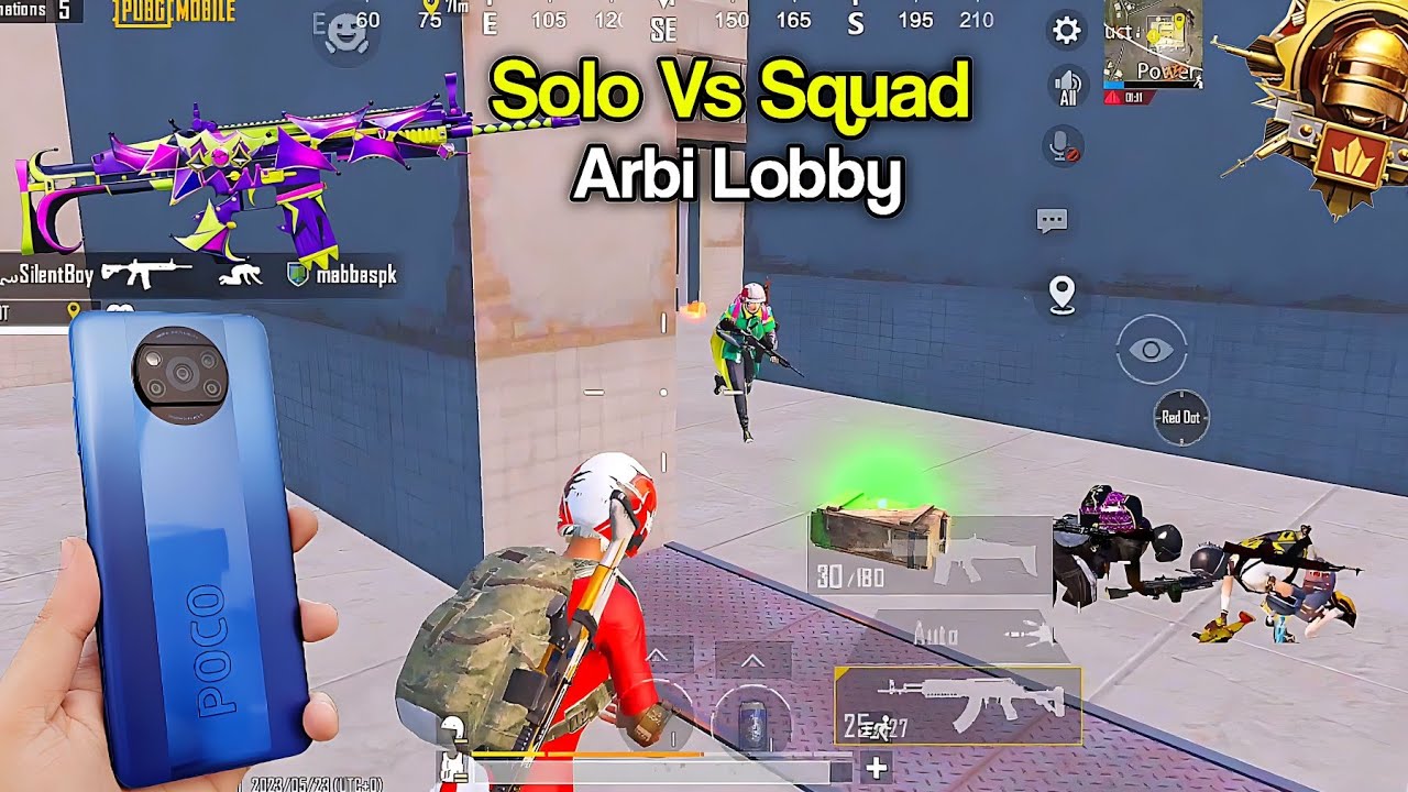 Poco X3 Pro First Impression🔥 SD860 Processor😍 4 Finger Gyro ❤️ Solo Vs Squad 🔥 Arbi Lobby!!
