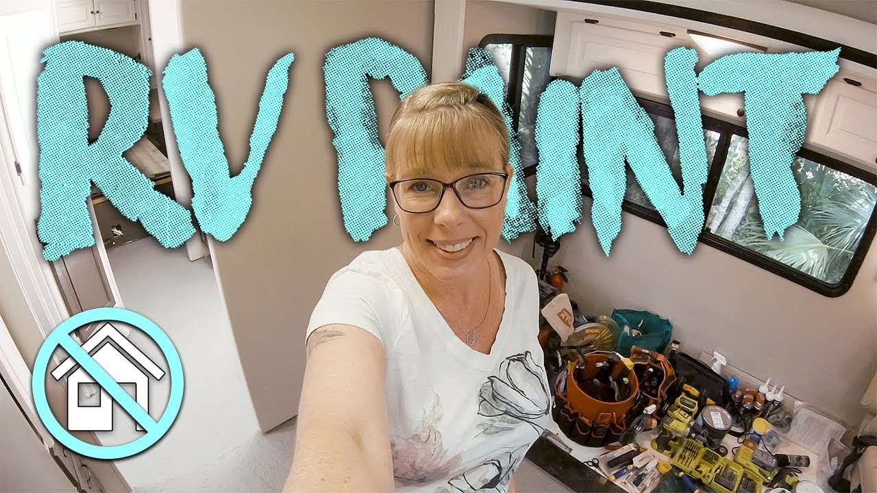 Painting RV Interior Walls & Cabinets - Our RV Renovation