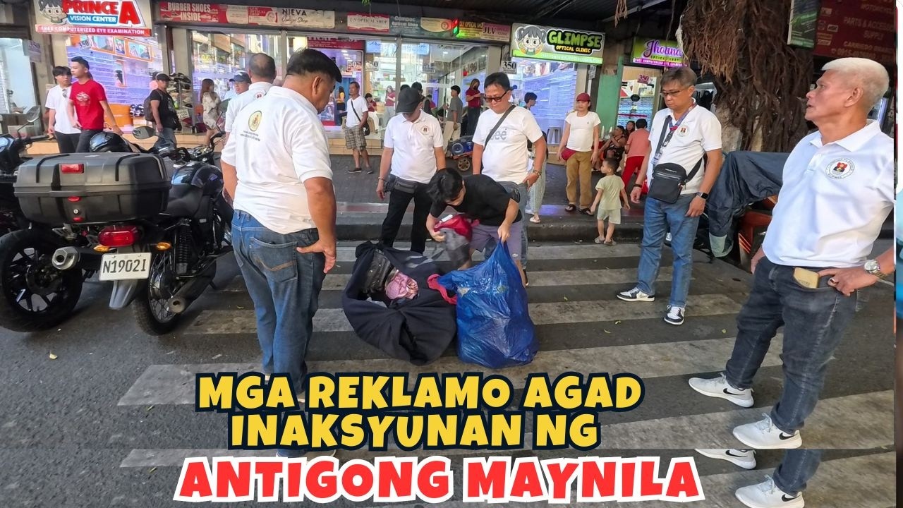 DIVISORIA AT QUIAPO MGA VENDORS SINAMPULAN DAHIL NAKAGITNA SILA SA DAANAN O BANGKETA