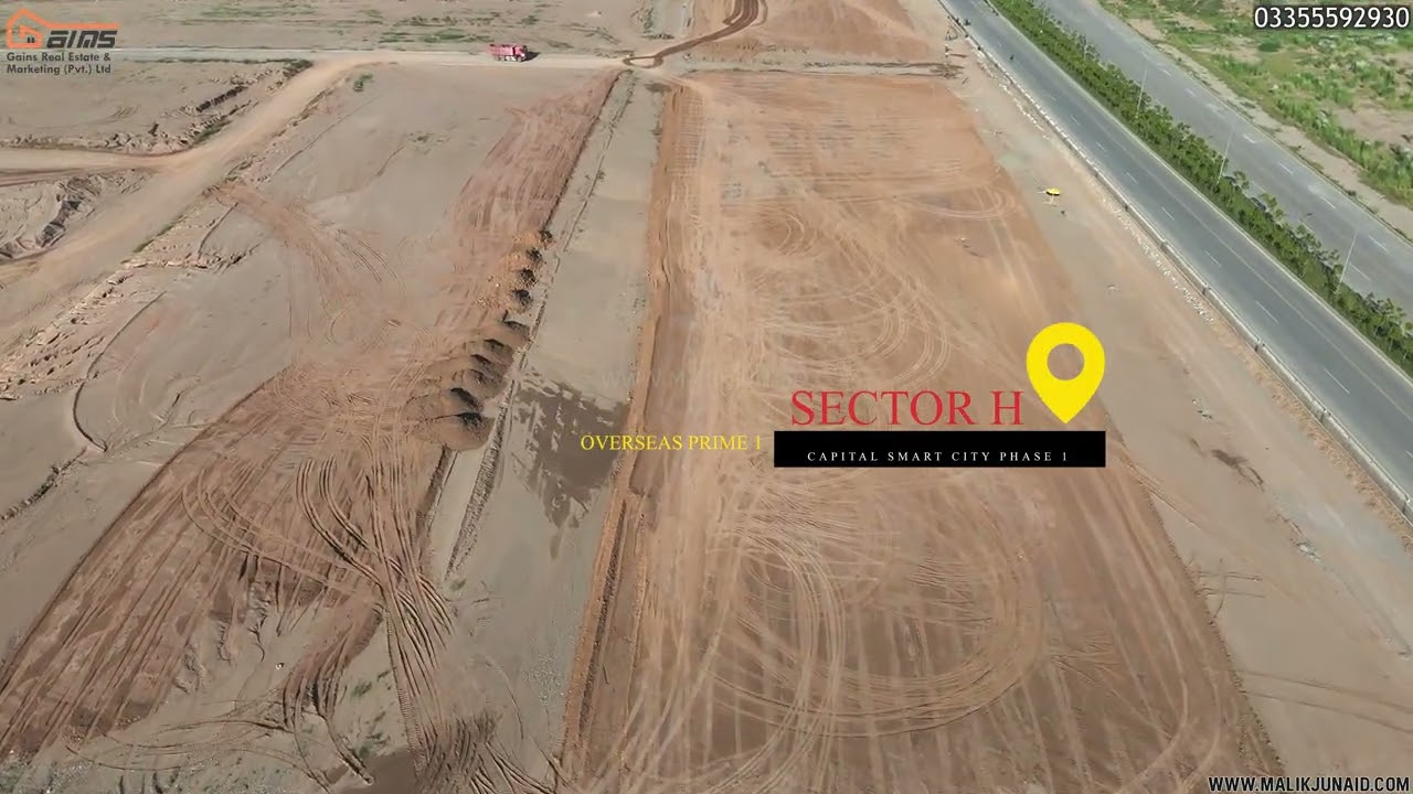 Sector H Land Cutting Revealed! | Capital Smart City Overseas Prime Islamabad Progress