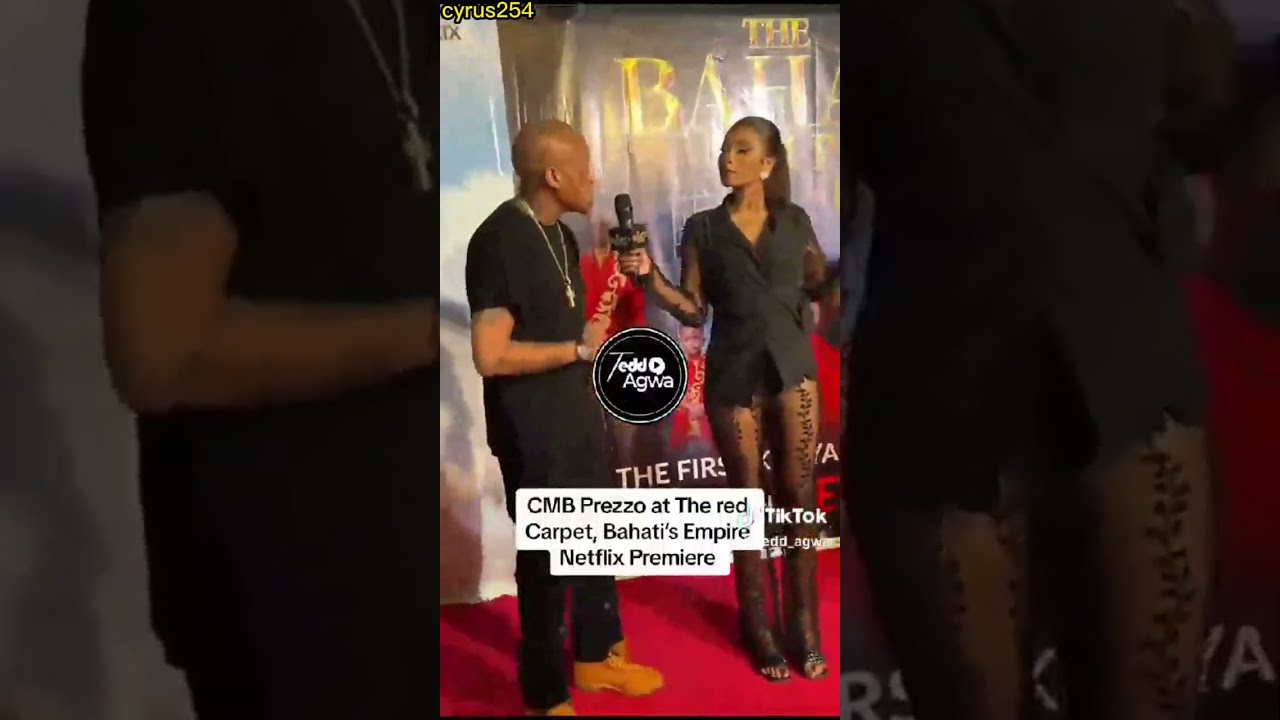 CMB PREZZO MOMENTS BEFORE AND AFTER COLLAPSING AT BAHATI LUNCEON.
