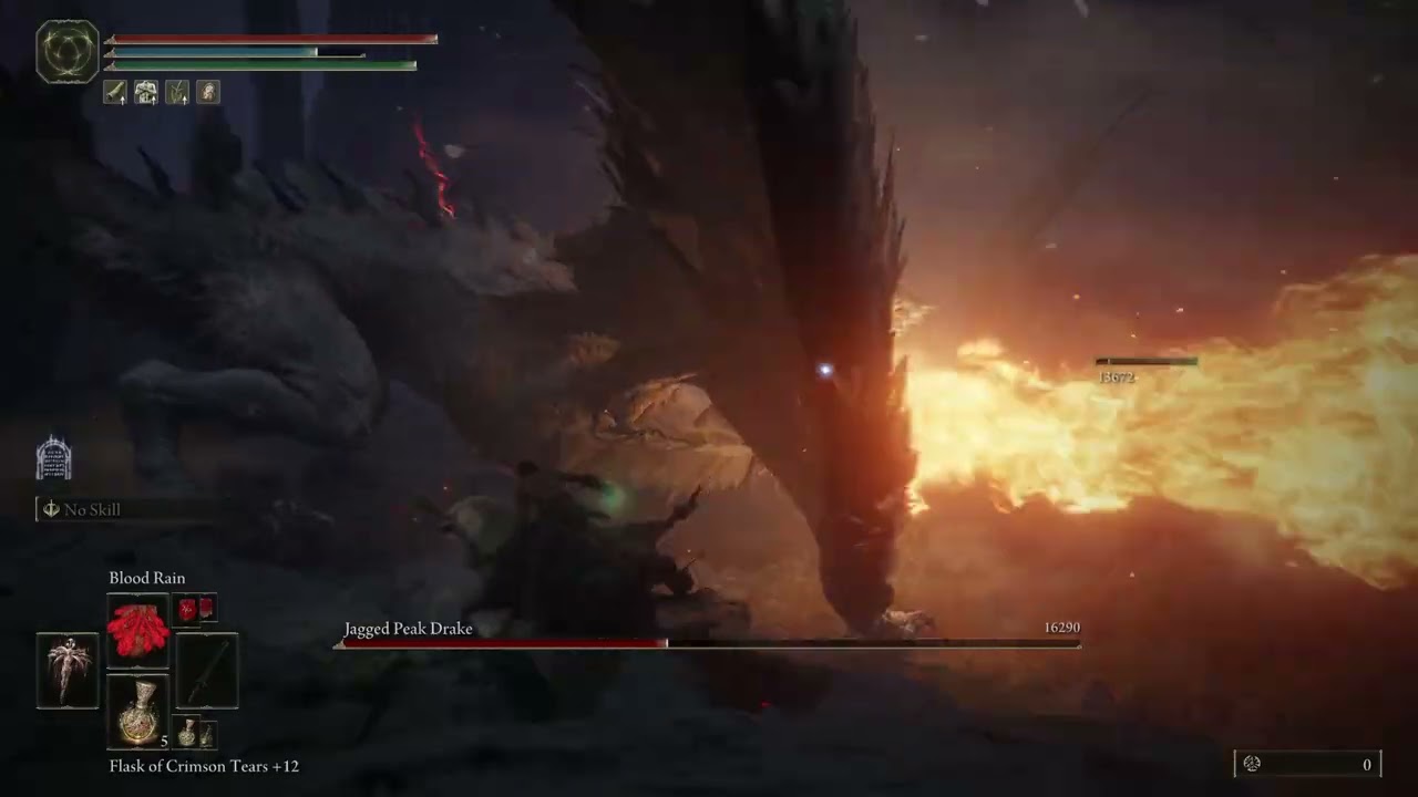 Jagged Peak Dragon Fight Elden Ring