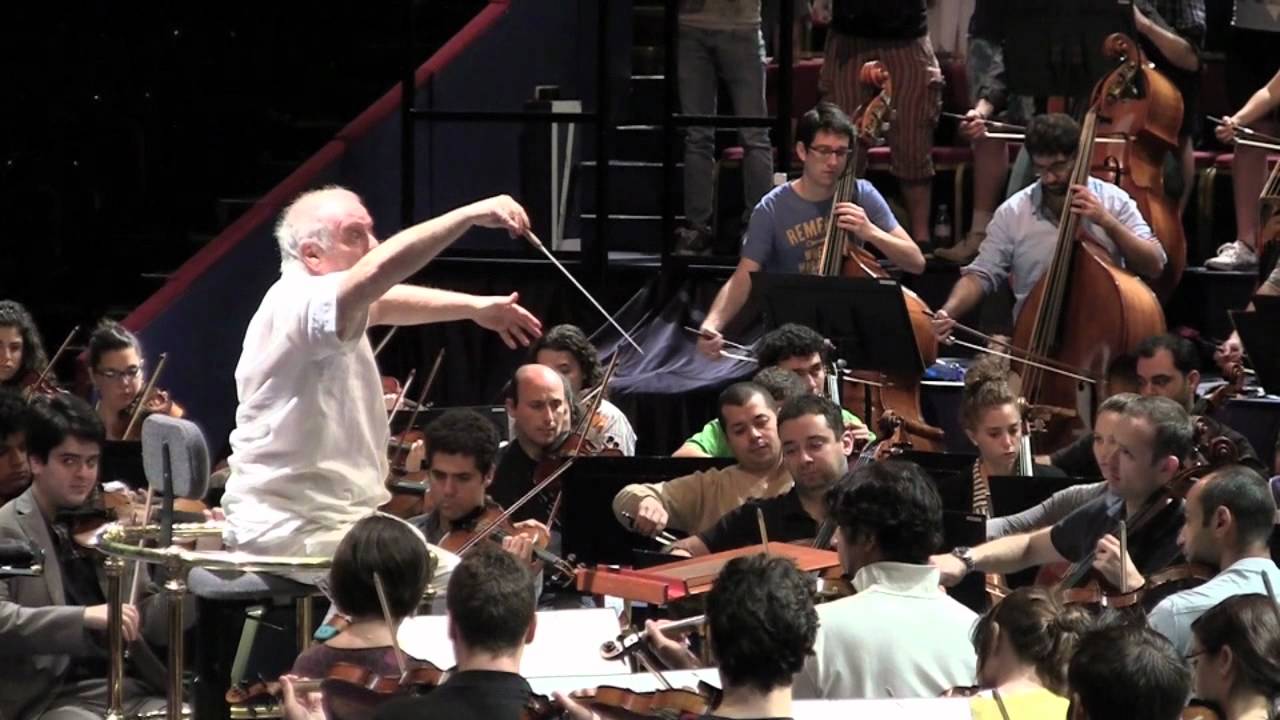 First rehearsal with the National Youth Choir of Great Britain