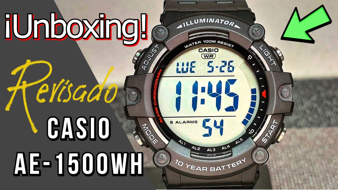 Обзор Casio AE1500WH: новые боевые часы? (Сравнение с GShock)