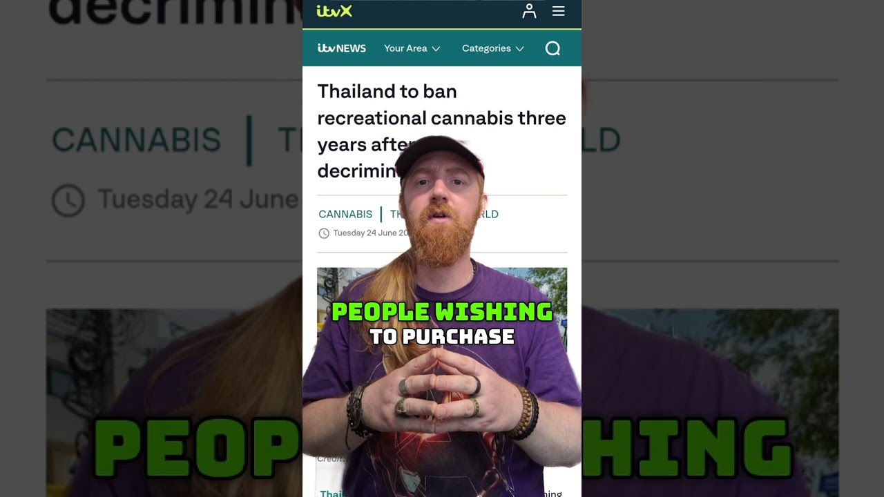 Thailand Re Bans Rec Weed