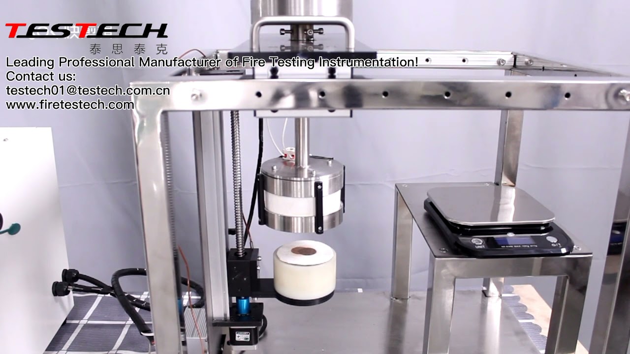 Contact heat transmission test machine,iso 12127-1