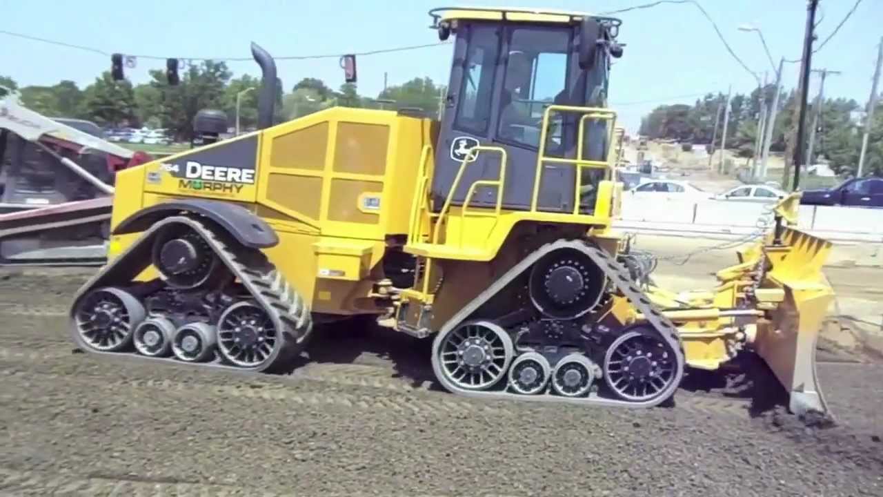 764 High Speed Dozer making short work of base stone
