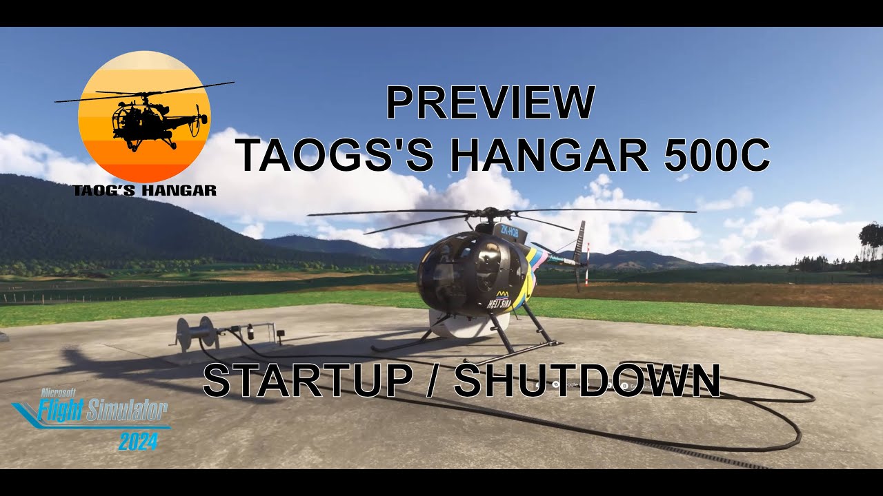 Taog's Hangar 500C Start up and shutdown