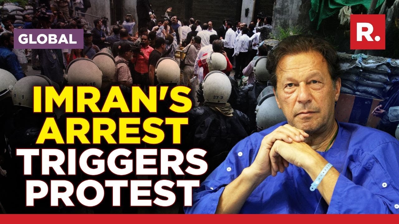 Imran Khan Arrest: PTI Supporters Protest Against Former Pakistan PM's Arrest