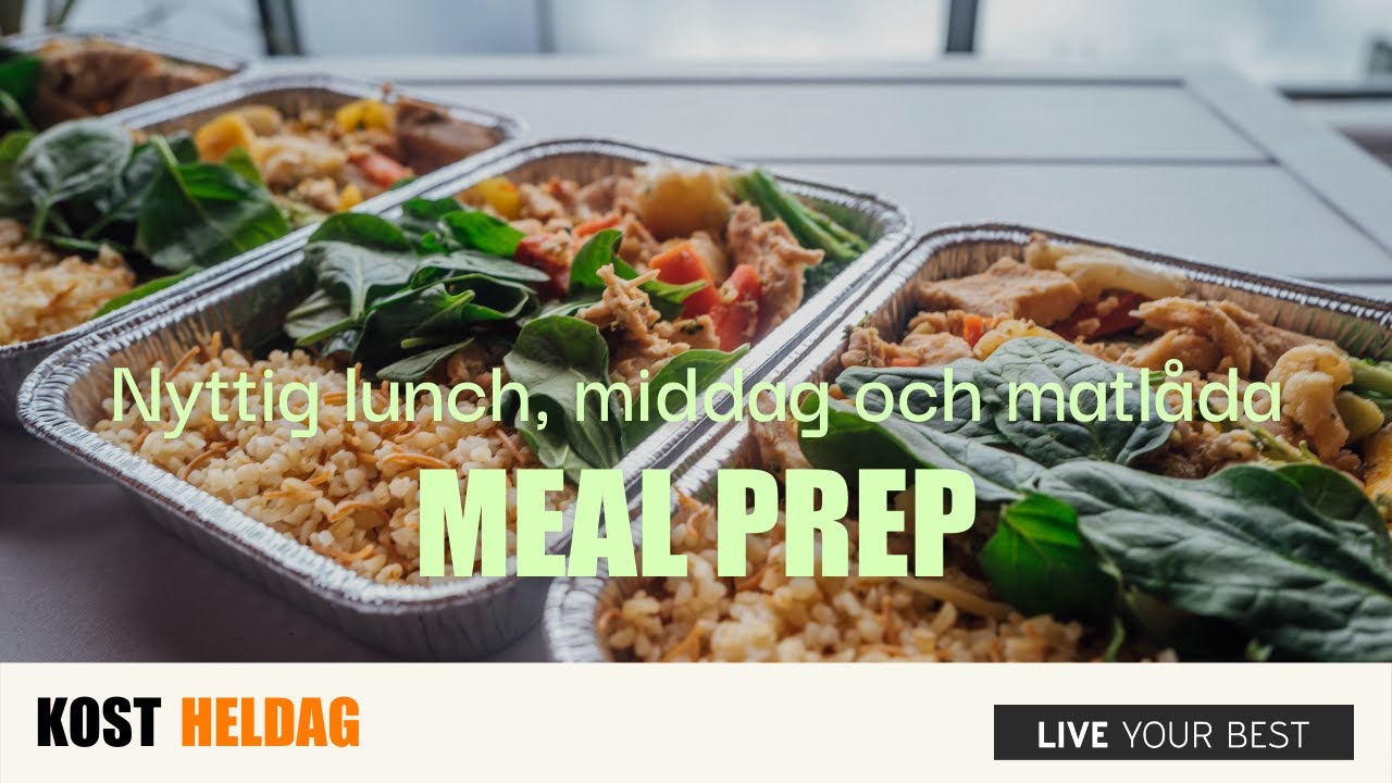 Nyttig lunch, middag och matlåda - Enkelt, snabbt och billigt!