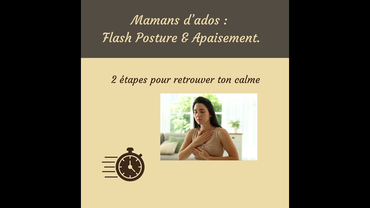 Maman d'ado : 2 étapes pour retrouver ton calme