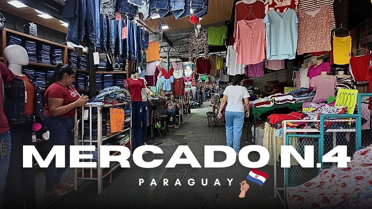 Paraguay 🇵🇾 Recorriendo el Mercado Municipal N°4 | Sin Edición, 100% Real