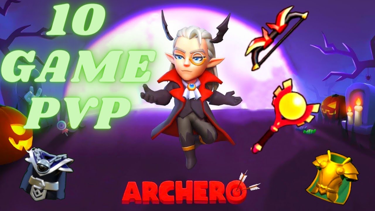 ARCHERO: HOW DO I PLAY PVP? MY EQUIPMENT! 10 GAMES IN PVP