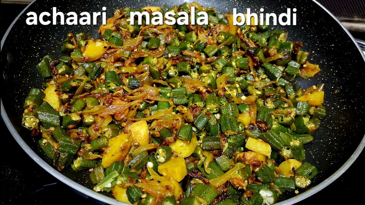 Achaari masala bhindi