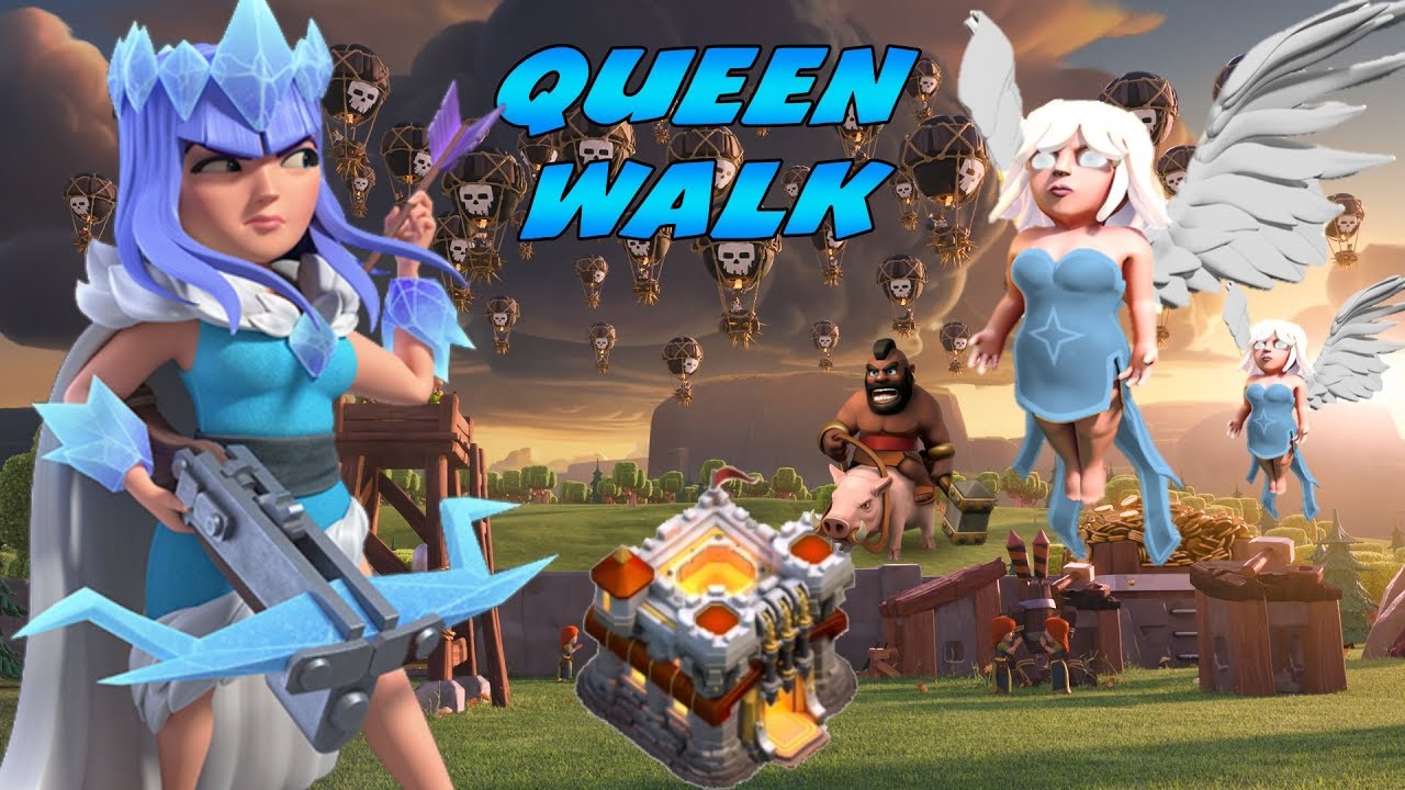 Melhores estratégias com QUEEN WALK para TH11 | Clash Of Clans