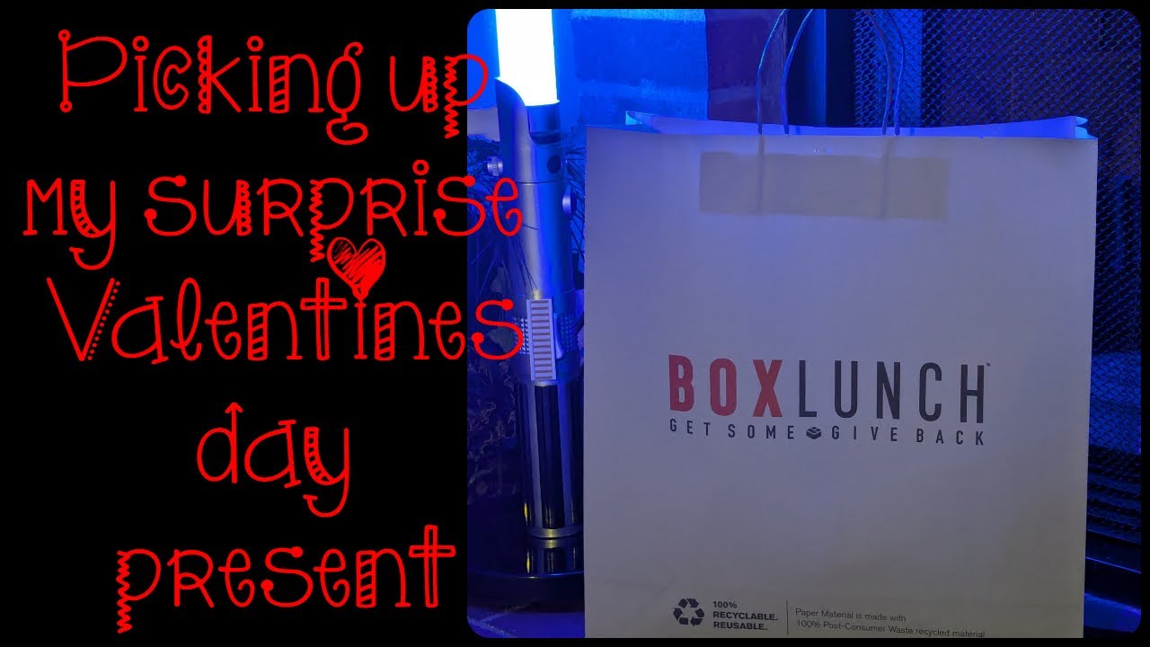 Picking up my surprise Valentines day present