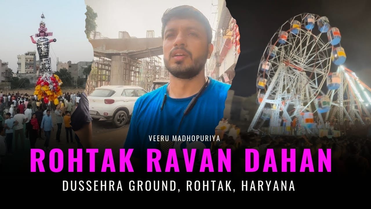 The Crowd was CRAZY! 😱 Rohtak Ravan Dahan 2025