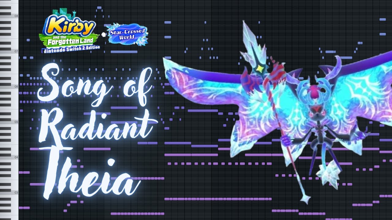 Song of Radiant Theia (Final Boss Theme) - Kirby Star-Crossed World | Piano Composition