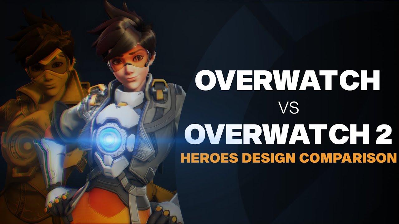 Overwatch 2 vs Overwatch CHARACTERS DESIGN COMPARISON [4K]