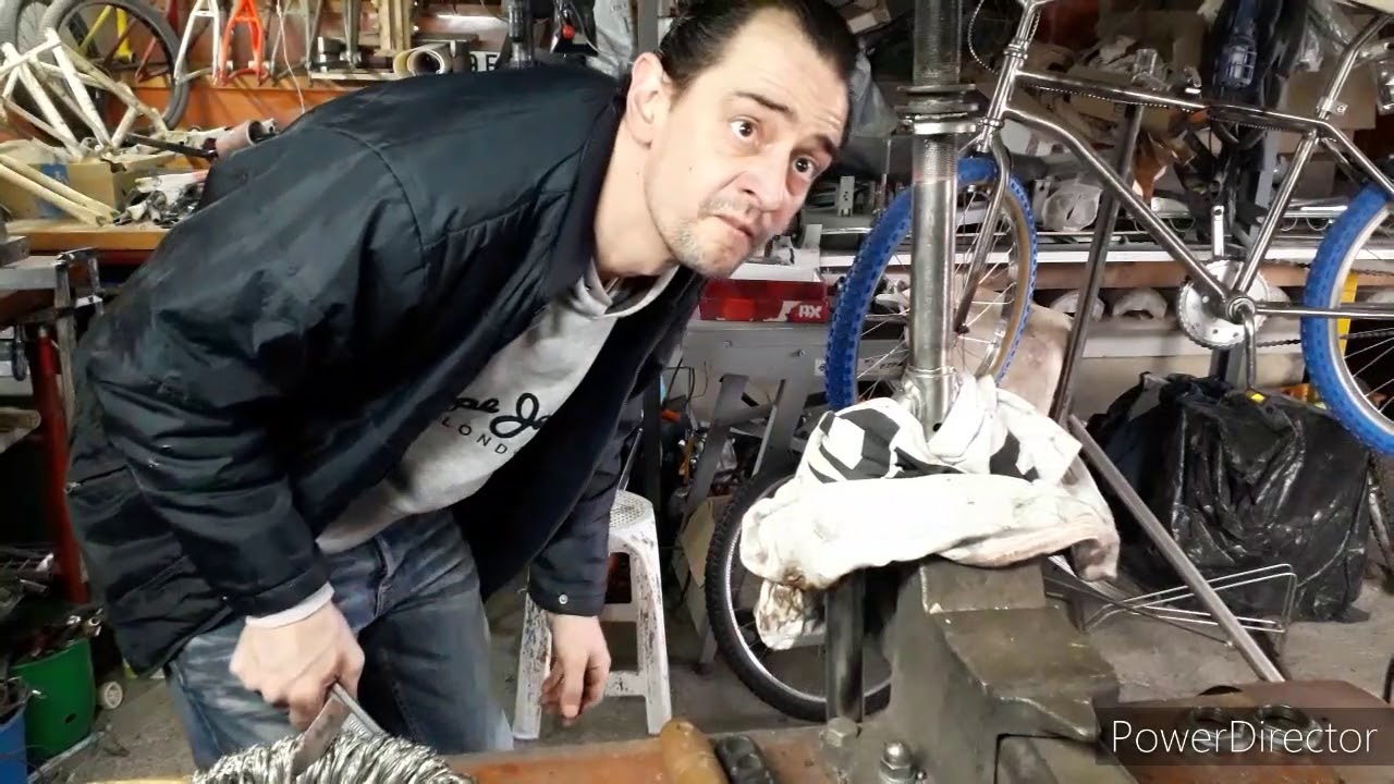 Cambio o reparación rosca horquilla de bicicleta clásica