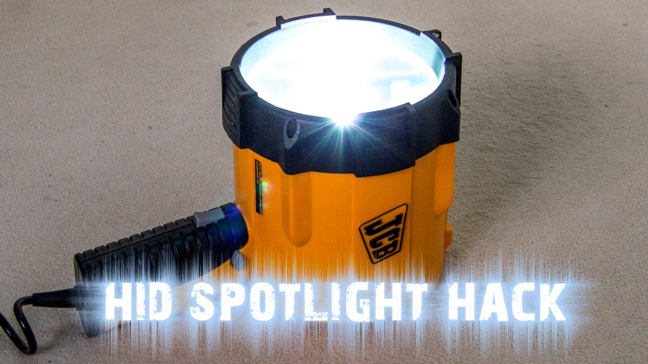 DIY 12v Spotlight Torch HID Hack