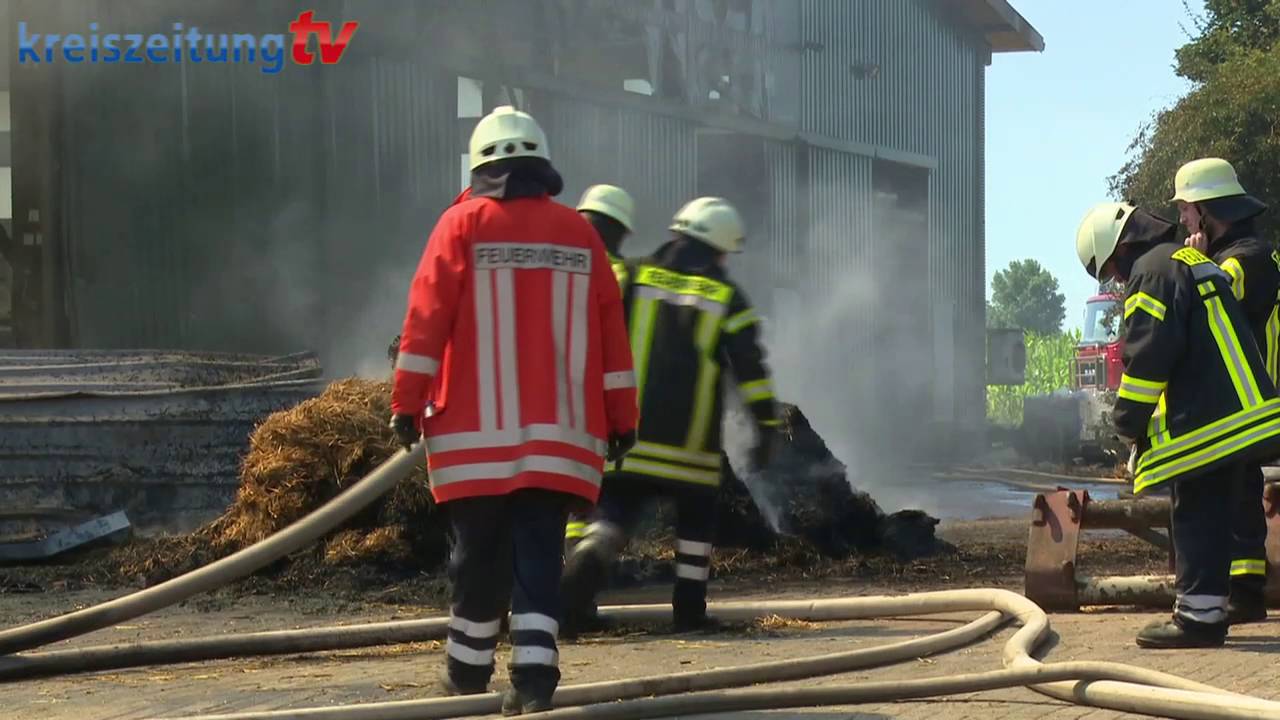 Kuhstall in Wagenfeld brennt