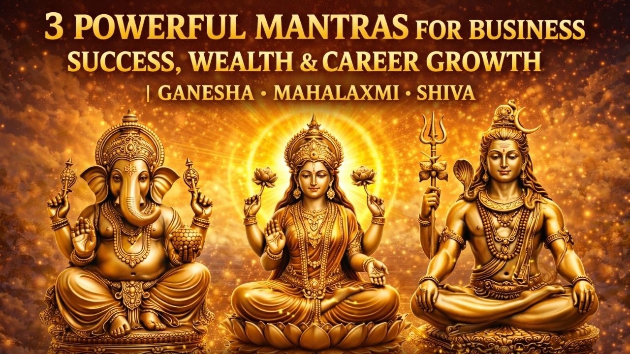 LISTEN DAILY: 3 POWERFUL MANTRAS FOR SUCCESS, WEALTH & CAREER GROWTH