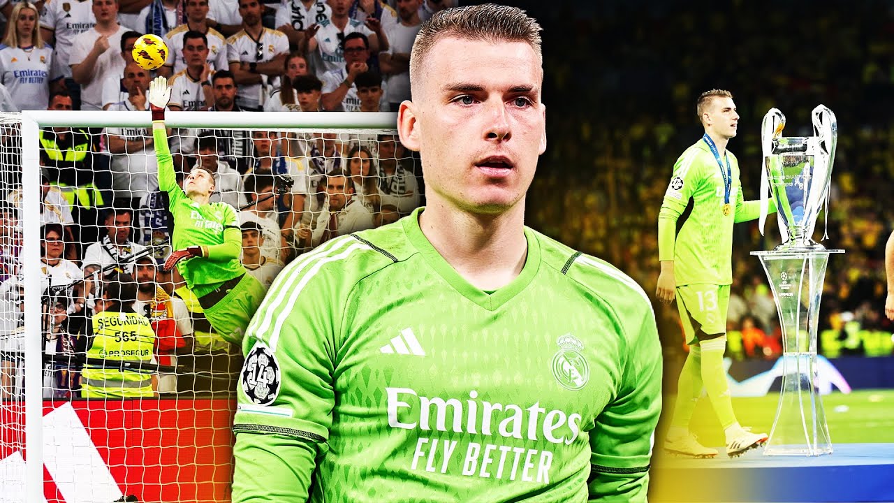 😍ANDRIY LUNIN best saves of the Champions League season 23/24