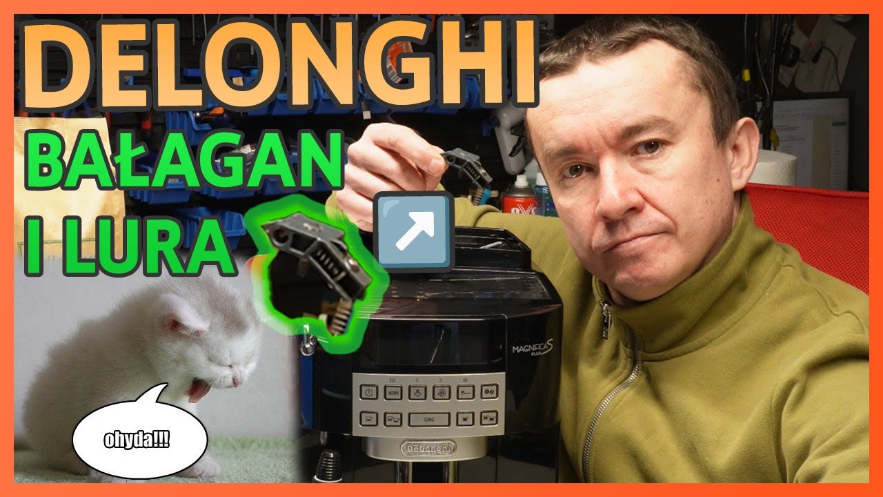 Kawa LURA w ekspresie DELONGHI + rozrzuca fusy 🧹☕👨‍🔧