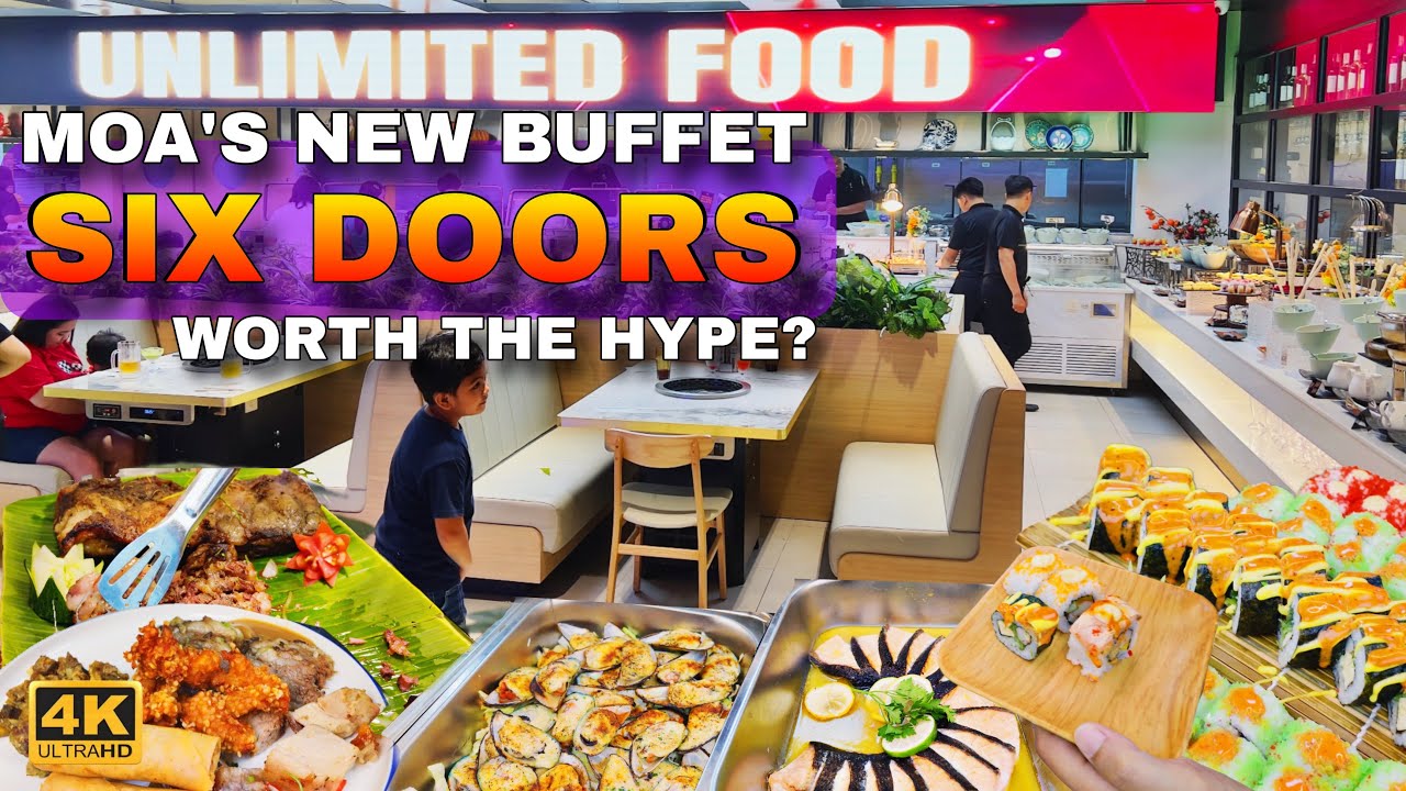 Six Doors Buffet MOA | NEW Buffet in Mall of Asia – Worth the Hype? Full Food Tour 2026 🇵🇭