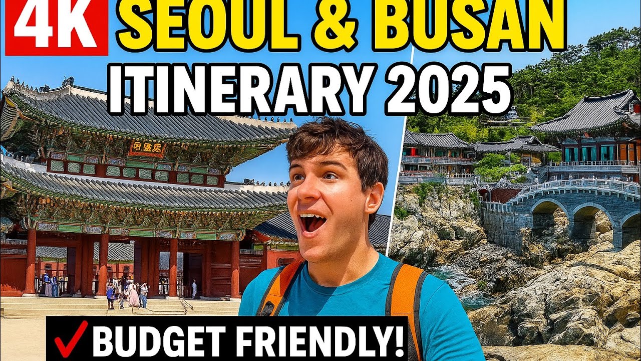 🇰🇷 Seoul & Busan 2025 Travel Vlog | 10-Day Korea Itinerary in 4K | Budget Friendly Tips!