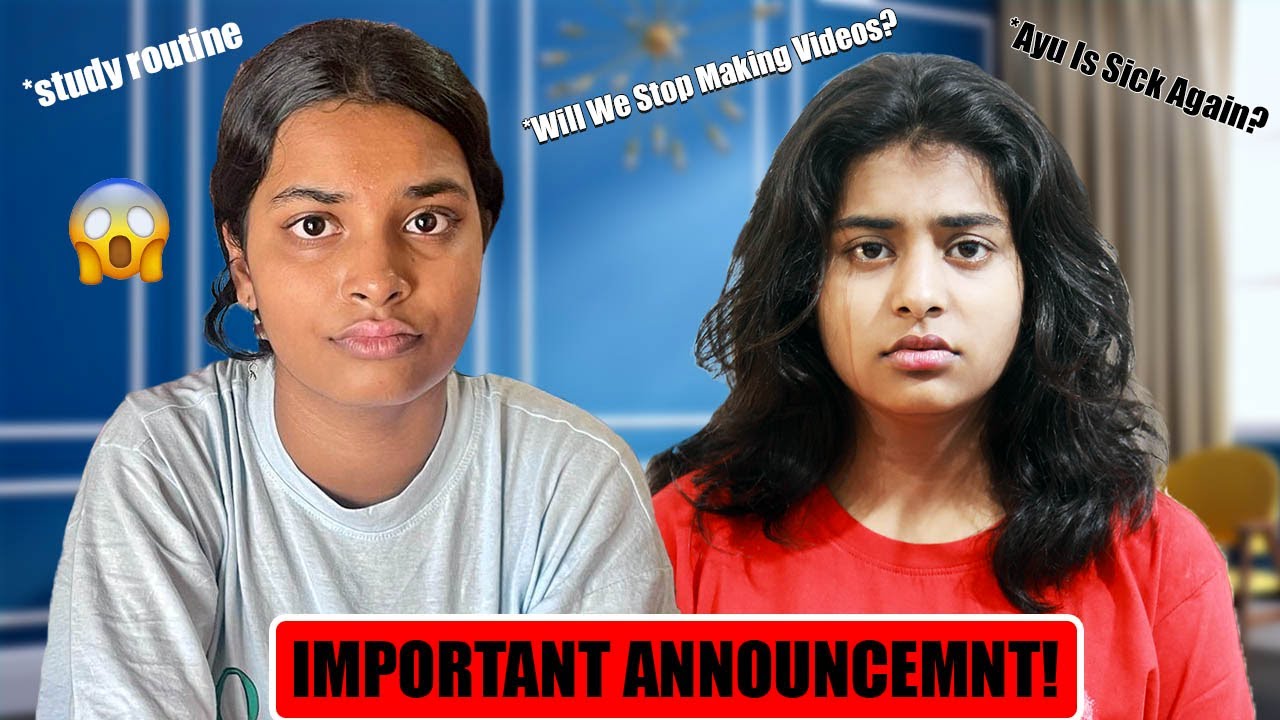 Hum Youtube Channel Band Kar Rahe hai? | Big Announcement | Ayu And Anu twin Sisters