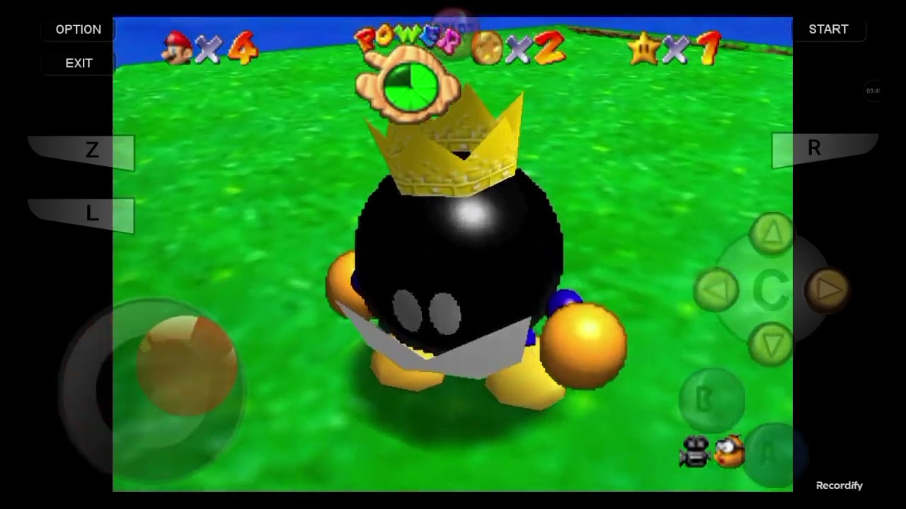 Just a normal playthrough of Mario 64...