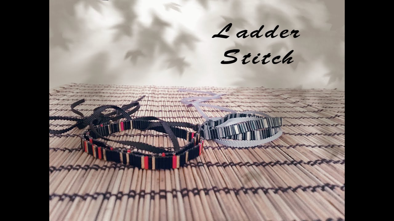 【ビーズ】簡単！初めてのラダーステッチ 　【beading】Easy Ladder Stitch  Beginners Workshop