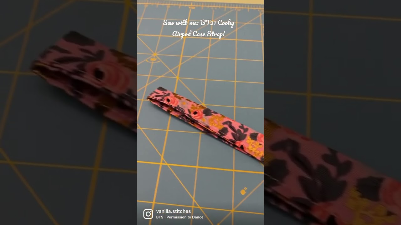 Sew with Me: BT21 airpod case strap!