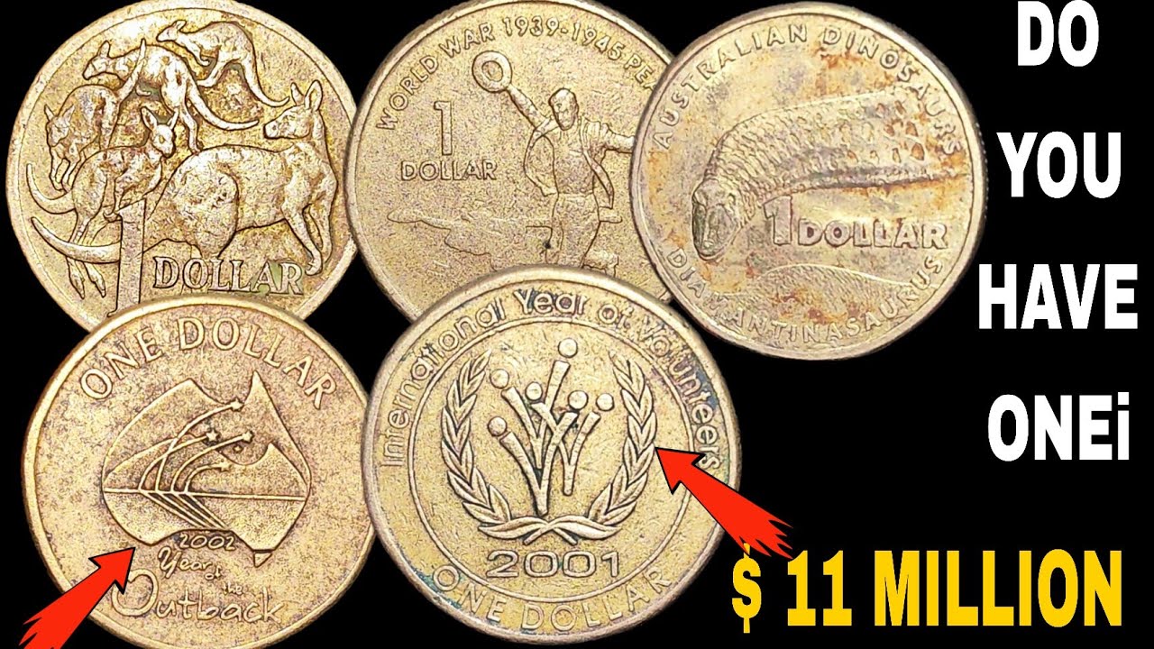 TOP 5 Ultra Rare Australian 1 dollar Coins Worth Big Money | Most Valuable 1 Dollar Coins in today