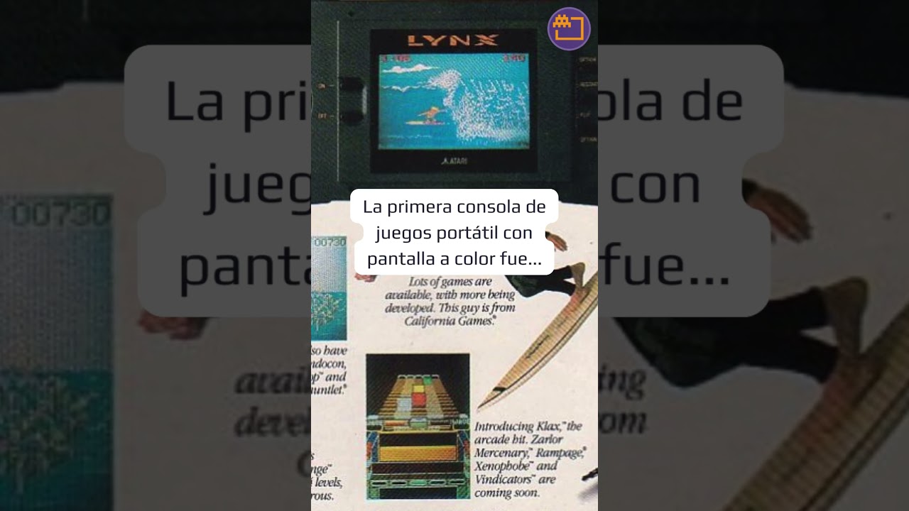 &iquest;Primera consola portatil en color? Trivial #shorts #videojuegos #gamingtrivia #videojuegosretro