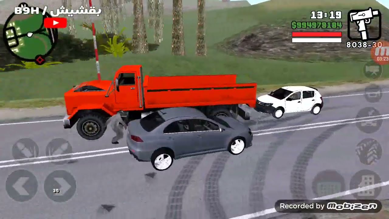 تجربة لعبة gta maroc والسفر الى مدينة الرباط القريبة #gtamaroc 🇲🇦🎮🏎