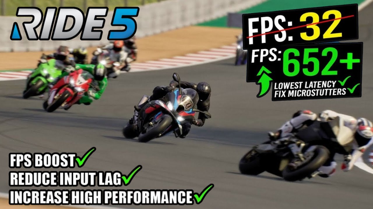 Ride 5: How to fix Lag and Boost FPS on LOW END PC
