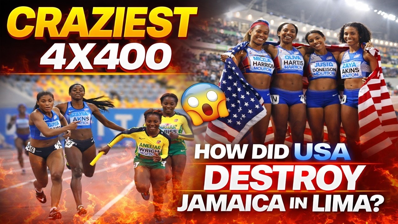 USA’s 4x400 Masterclass Jamaica Had No Answer in Lima