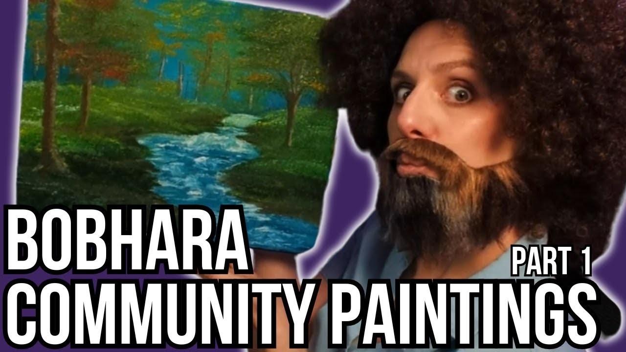 Painting Bob Ross paintings for the community! | Bubbling Brook | Feb 17th 2024 VOD