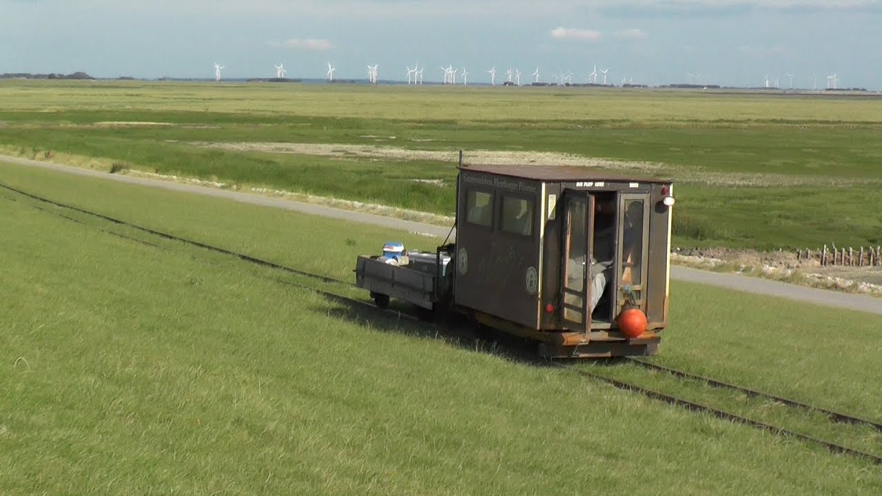 Inselbahn Schmalspurbahn Dagebüll Oland Langeneß Halliglore Lore 9