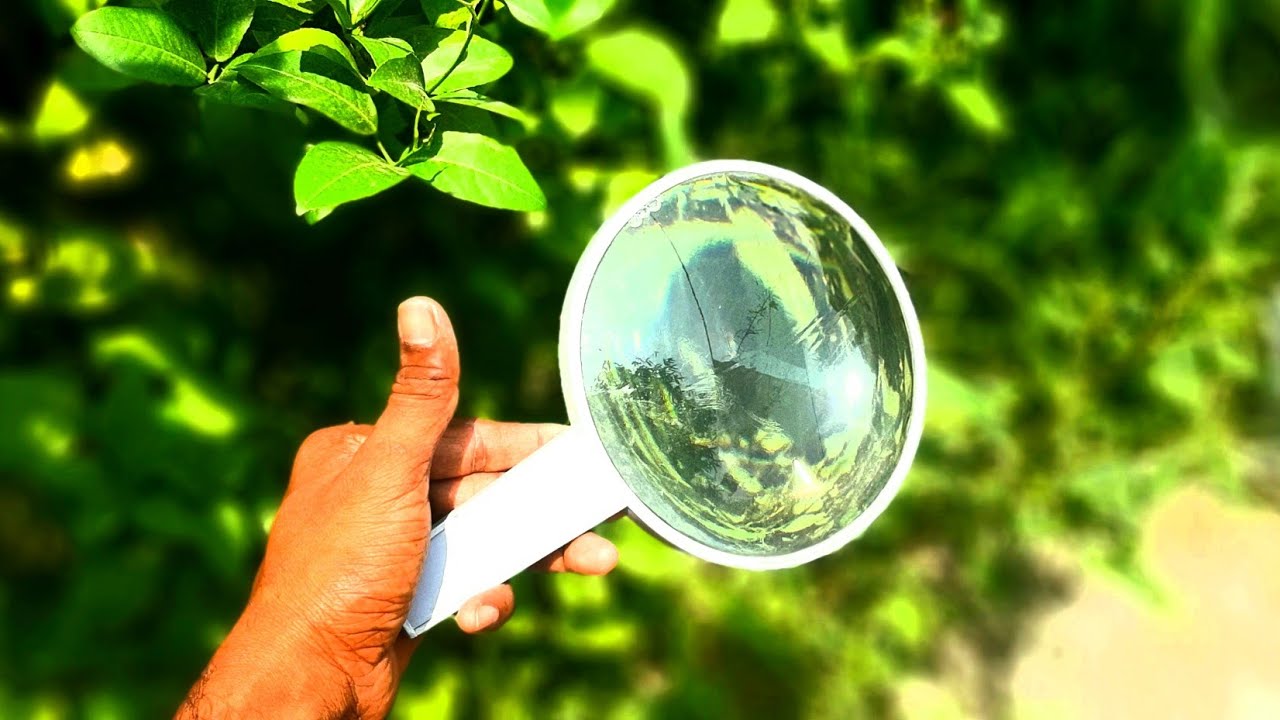 How to make convex lens at home /घर पर बनाओ उत्तल लेंस #convexlens #lens #tranding/pani wala lens